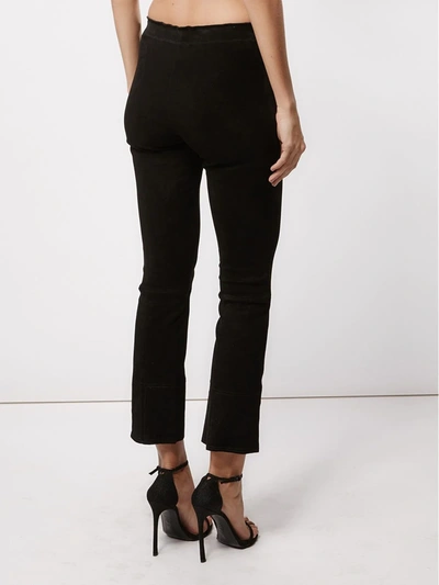 Shop Stouls Cropped 'maxime' Trousers In Black