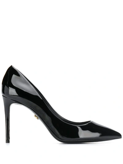 Shop Dolce & Gabbana 90mm Patent Leather Pumps In Black