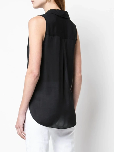 Shop L Agence Wrap Front Vest In Black