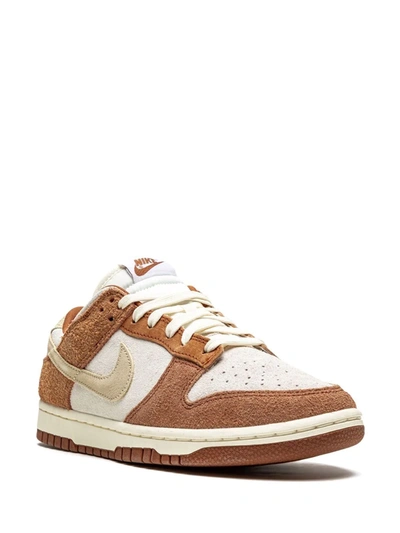 Shop Nike Dunk Low Prm "medium Curry" Sneakers In White