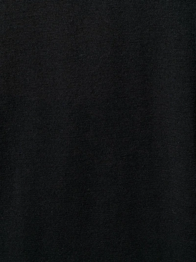 Shop Sottomettimi Longline Knitted Sweater In Black