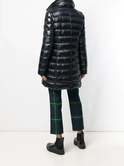 Herno Mid-length Puffer Jacket In Black