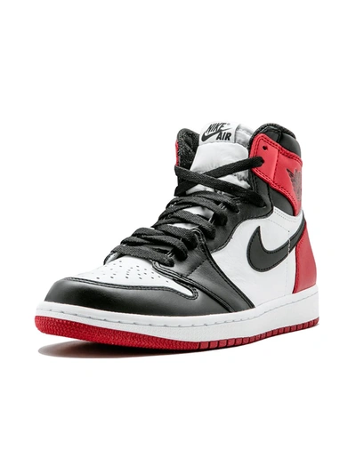 Jordan Air  1 Retro High Og "black Toe" Sneakers In White