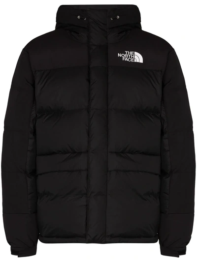Shop The North Face Himalayan Padded Hooded Jacket In Black
