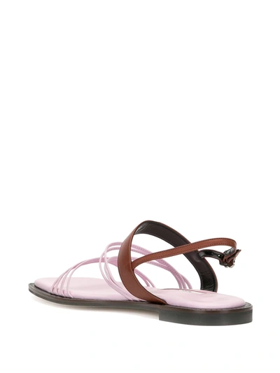 Shop Yuul Yie Vines Strappy Sandals In Pink