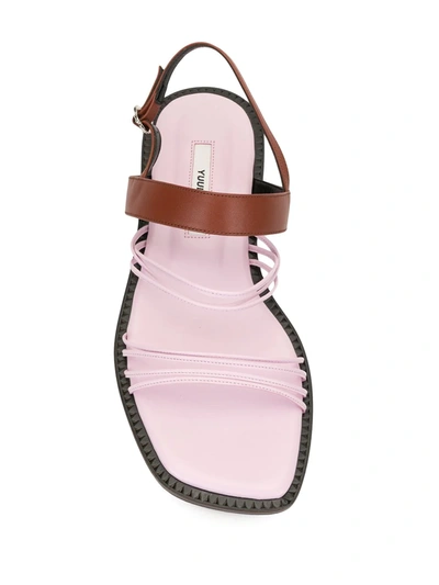 Shop Yuul Yie Vines Strappy Sandals In Pink