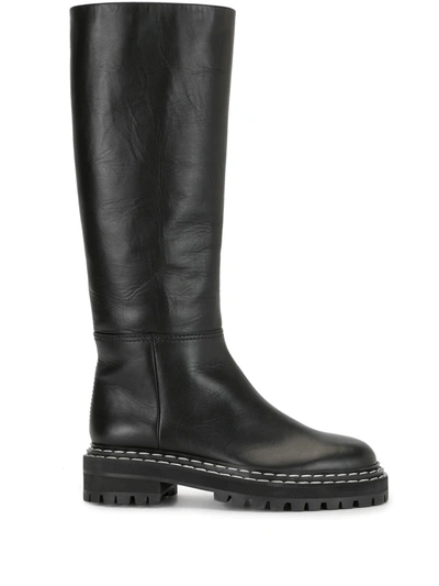 Shop Proenza Schouler Knee-high Boots In Black