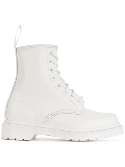 Shop Dr. Martens Lace-up Ankle Boots In White