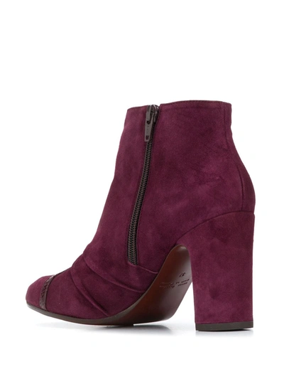 Shop Chie Mihara Erina Y-strap Ankle Boots In Red