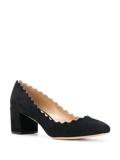 Shop Chloé Lauren Pumps In Black