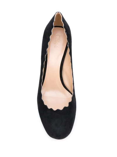 Shop Chloé Lauren Pumps In Black