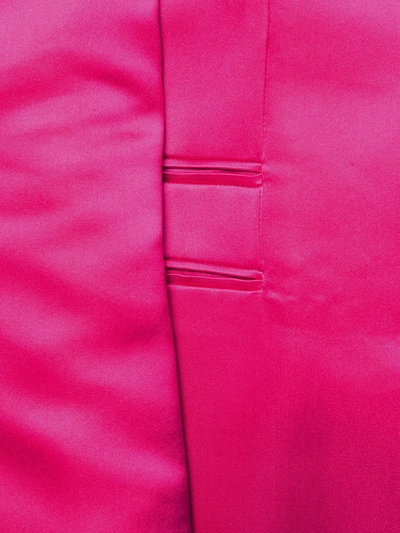 Pre-owned Romeo Gigli 1990's Midi Straight Coat In Pink