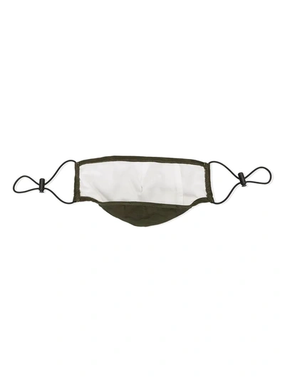 Mostly Heard Rarely Seen Camouflage Print Face Mask In Green
