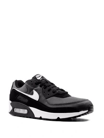Nike Air Max 90 Sneakers In White And Black In Grey