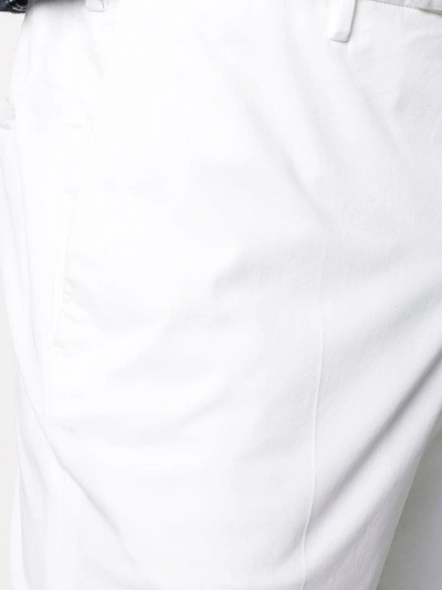 Shop Incotex Slim-fit Trousers In White