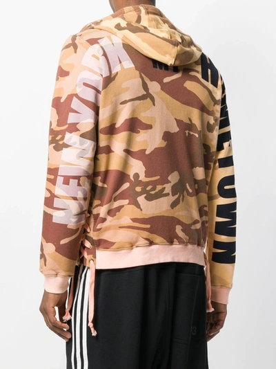 Shop Faith Connexion Kappa Camouflage Hoodie In Yellow