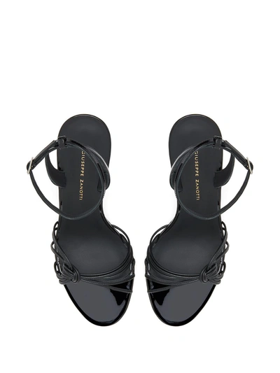 Shop Giuseppe Zanotti Ylenia 105mm Strappy Sandals In Black