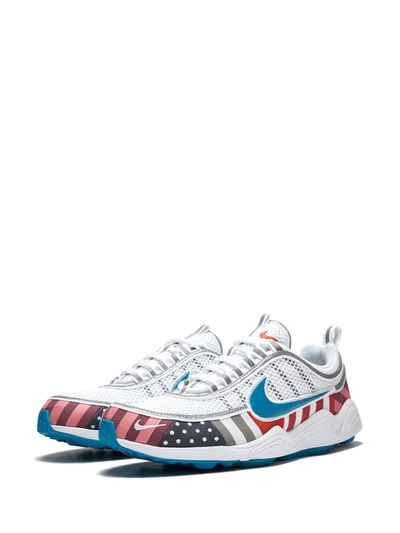 Shop Nike X Parra Air Zoom Spiridon "white/multicolor" Sneakers