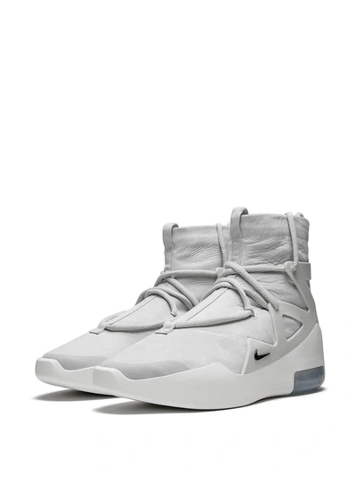 Shop Nike Air Fear Of God 1 "light Bone" Sneakers In Grey