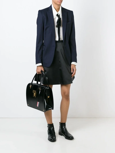 Thom Browne Mrs. Thom Leather Bag In Black