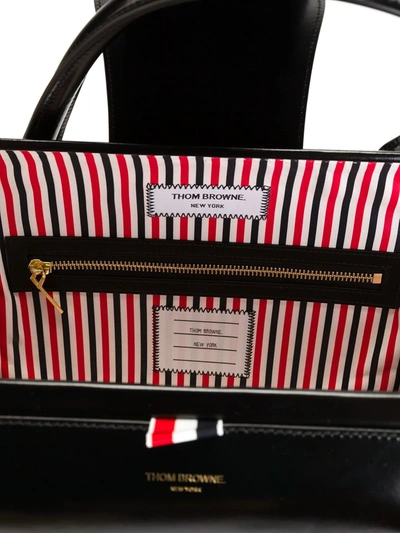 Thom Browne Mrs. Thom Leather Bag In Black