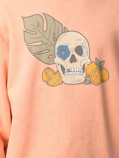 Shop Alchemist Printed Sweatshirt In Orange