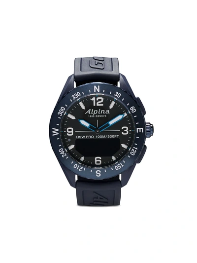 Shop Alpina Alpinerx Smartwatch 45mm In Blue