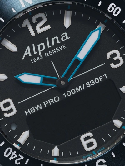 Shop Alpina Alpinerx Smartwatch 45mm In Blue