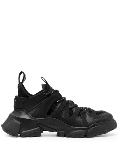 Shop Mcq By Alexander Mcqueen Lace-up Low-top Sneakers In Black
