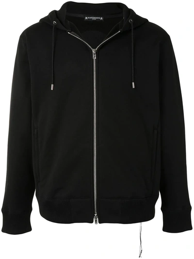 Shop Mastermind Japan Skull-print Cotton Hoodie In Black