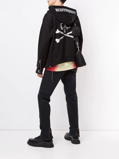 Mastermind Japan Long Sleeve Skull Print Track Jacket In Black