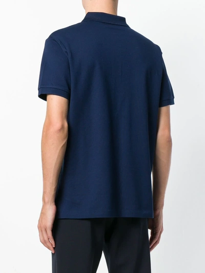Polo Ralph Lauren Slim Fit Mesh Polo Shirt Man Polo Shirt Blue Size S Cotton In Blue