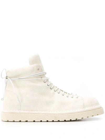 Shop Marsèll Lace-up Ankle Boots In White