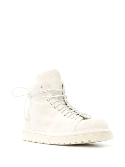 Shop Marsèll Lace-up Ankle Boots In White