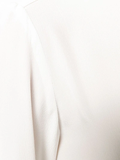 Shop Sandro Long-sleeved Bow Blouse In White