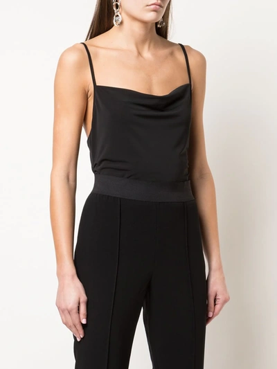 Shop Cinq À Sept Marta Sleeveless Bodysuit In Black