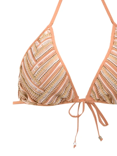 Shop Amir Slama Printed Bikini Set In Neutrals