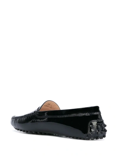 Shop Tod's Classic Loafers In Black