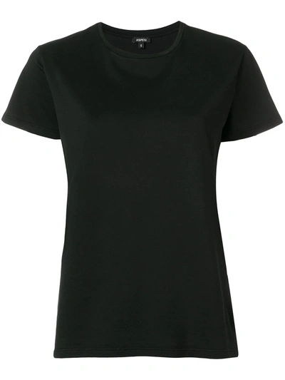 Shop Aspesi Relaxed Fit T-shirt In Black