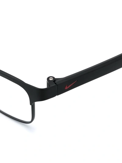 Shop Nike 8130 Square Glasses In Black