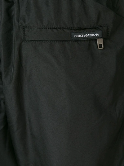Shop Dolce & Gabbana Drawstring-waistband Swim Shorts In Black
