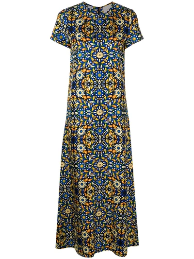 Shop La Doublej Swing Dress In Blue