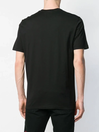 Shop Dsquared2 64 Logo Printed T-shirt In 900 Black