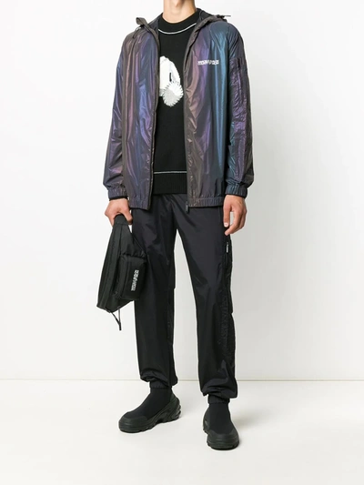 Marcelo Burlon County Of Milan Cross Tapered Track Pants In Black