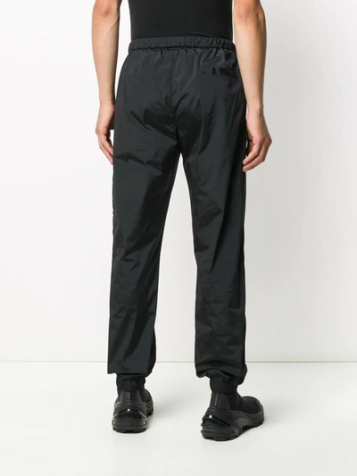 Shop Marcelo Burlon County Of Milan Cross Tapered Track Pants In Black