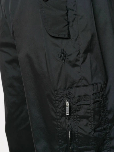 Marcelo Burlon County Of Milan Cross Tapered Track Pants In Black