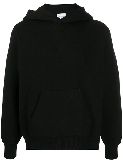 Shop Barrie Ideal Rib-trimmed Oversized Hoodie In Black