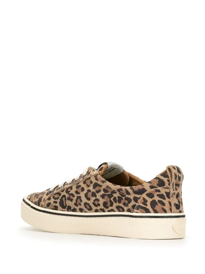 Shop Cariuma Oca Low-top Leopard Print Suede Sneakers In Brown