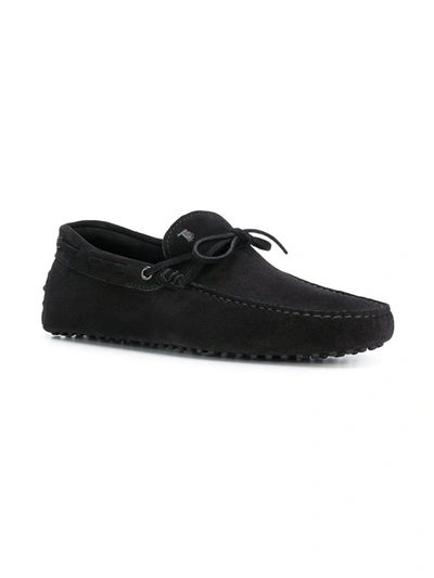 Shop Tod's Gommino Driving Shoes In Black