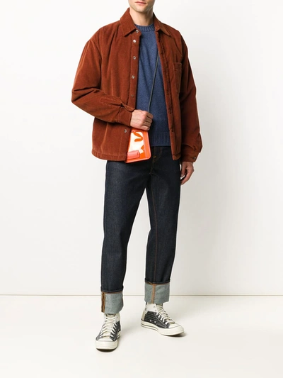 Fileria Crew Neck Cashmere Jumper In Blue